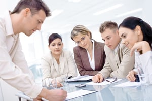group around table
